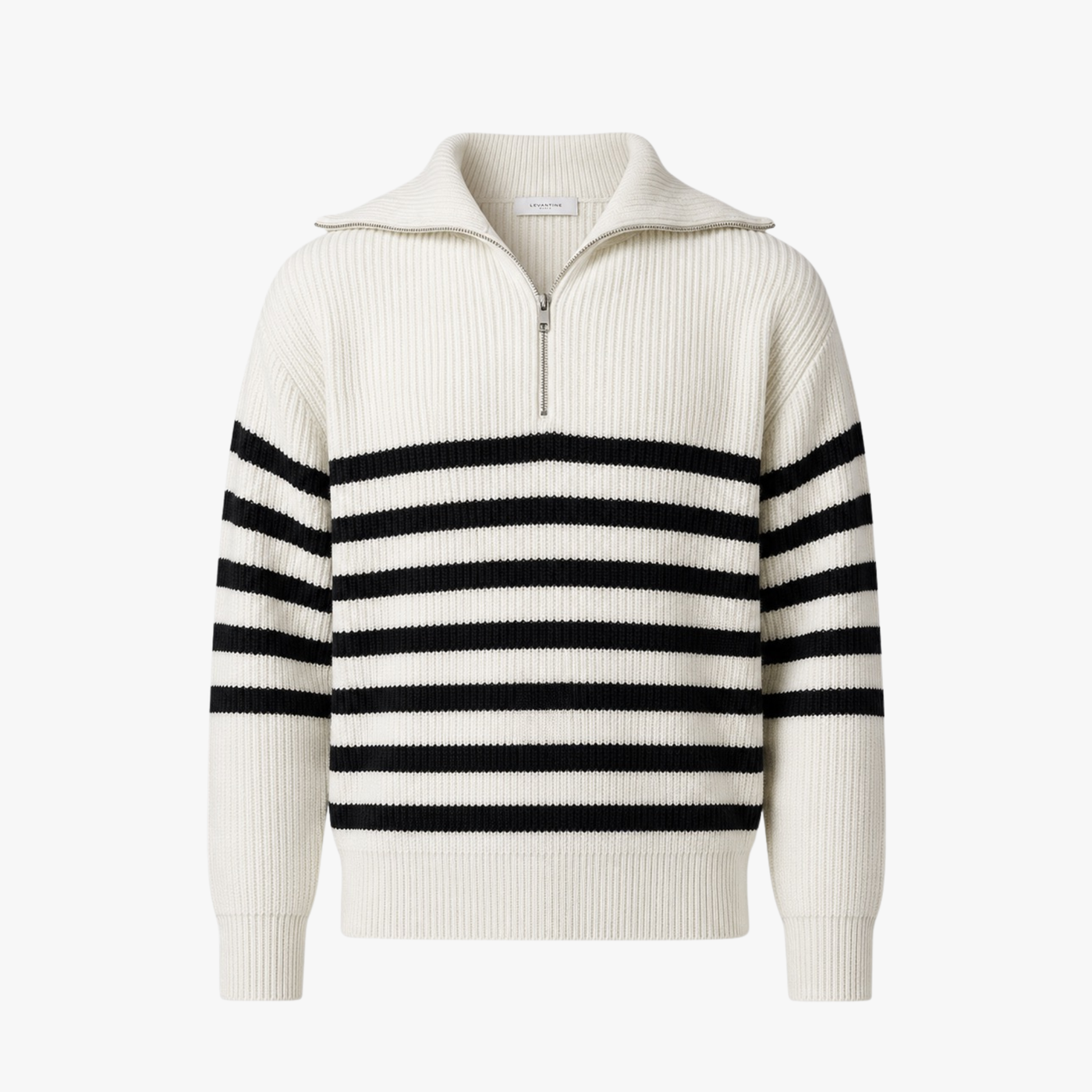 Striped Half-Zip